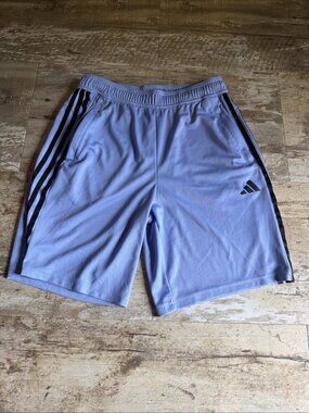 adidas Training Essentials Pique 3-Stripes Zip Pocket Shorts Men’s Medium